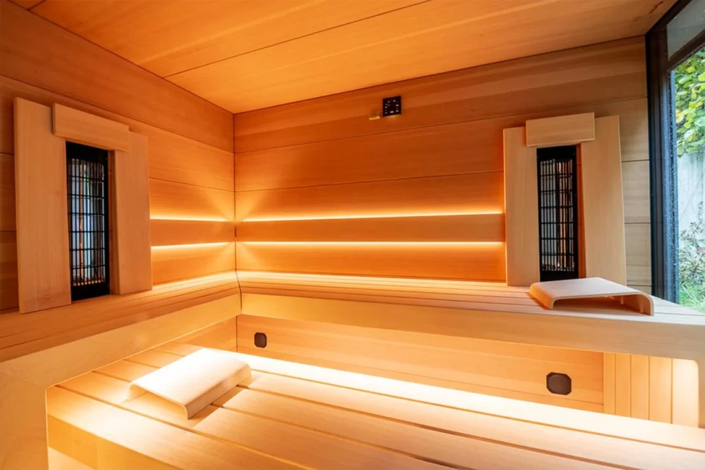 Infrared sauna therapy for relaxation and recovery